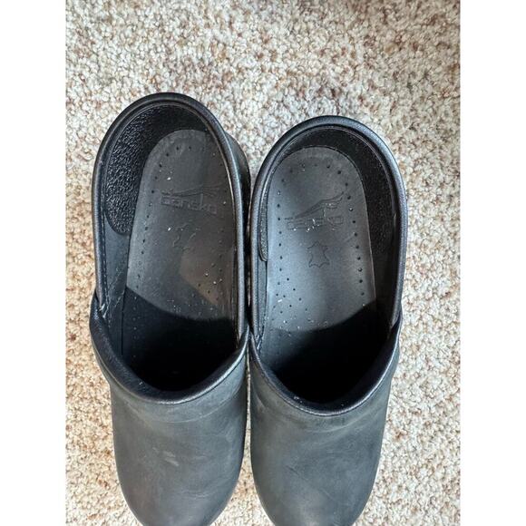 Black, Leather DANSKO Shoes/Clogs, size 38/7.5-8 - Picture 4 of 9